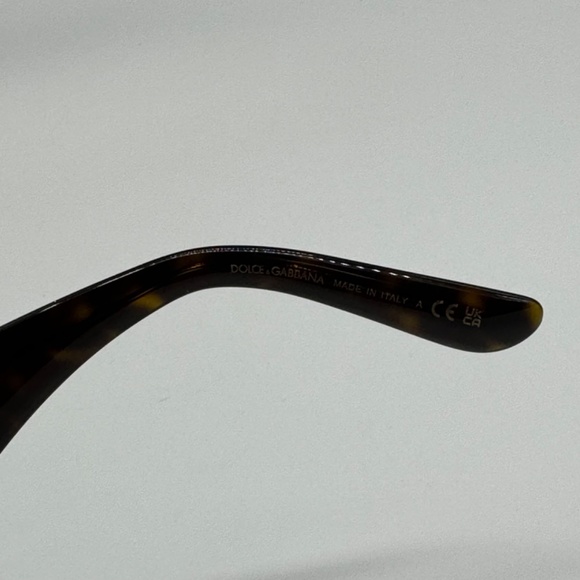 NEW DOLCE&GABBANA DG4438 502/13 WOMEN SUNGLASSES DG4438 50213 BROWN EYEWEAR - Picture 9 of 11